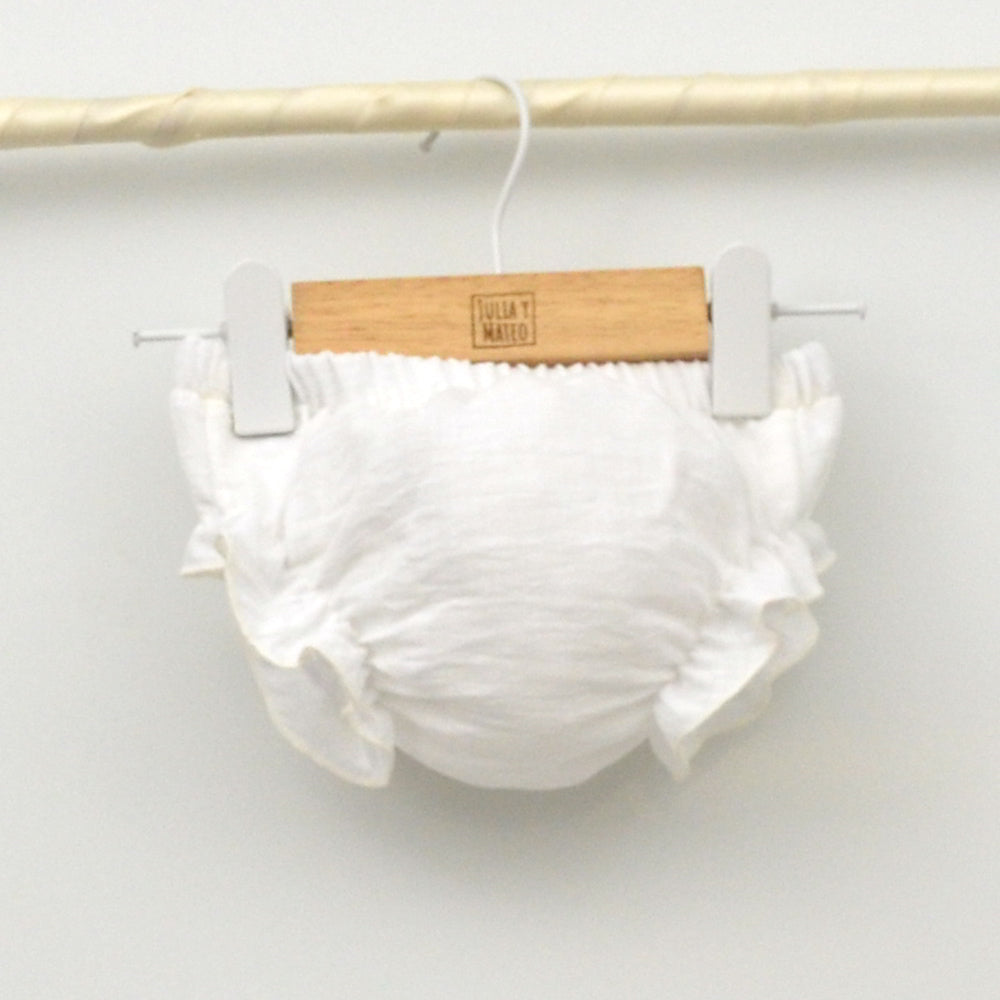 Vestido bebés bambula Paula con adorno floral