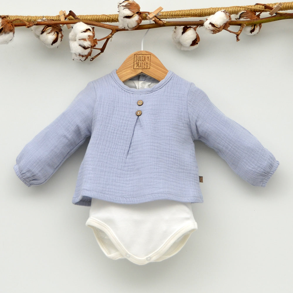 Body camisa bebé Mayo Bambula