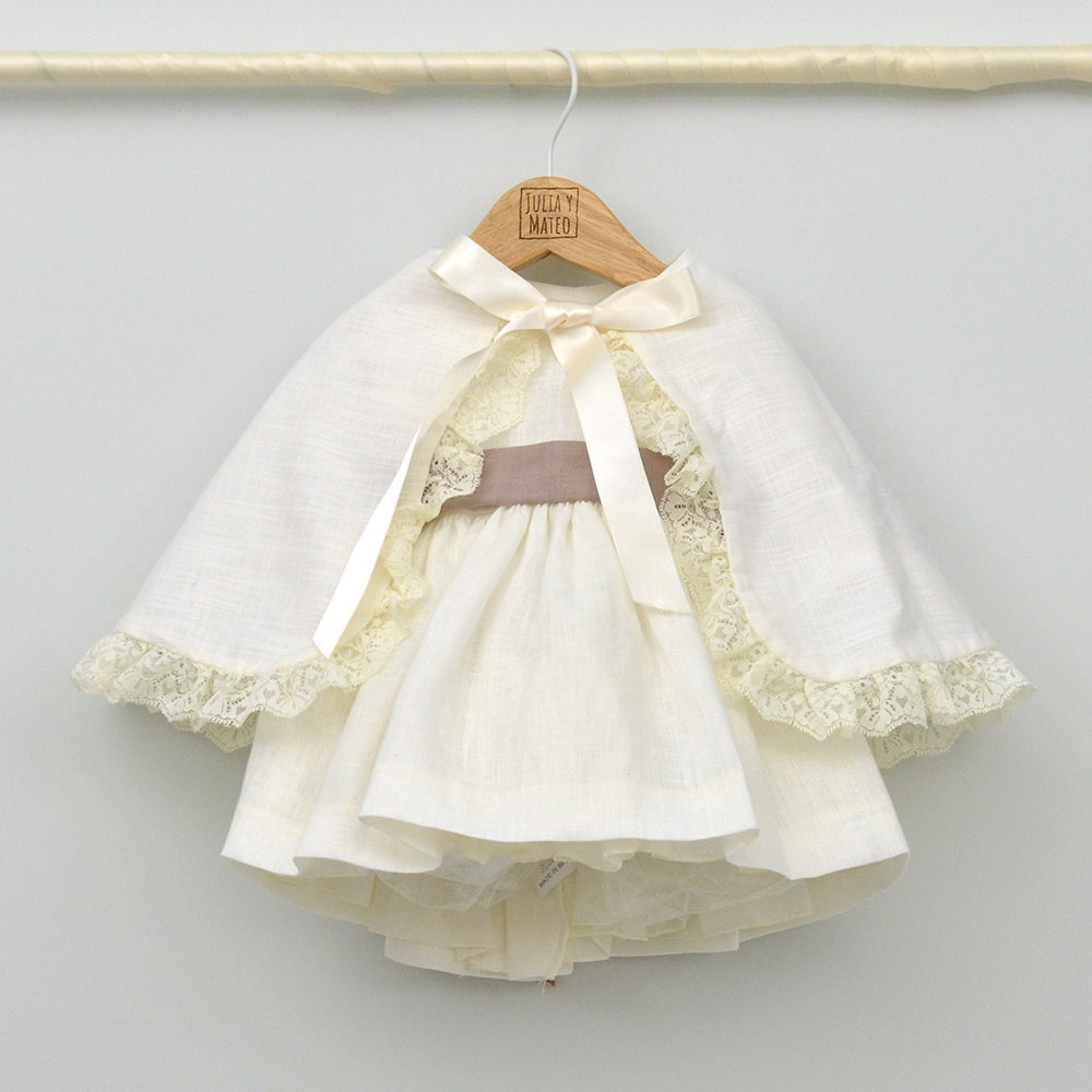 Vestido bebés lino Isabel