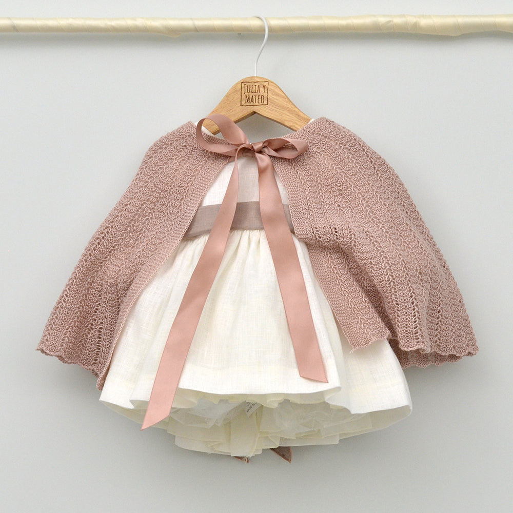 Vestido bebés lino Isabel