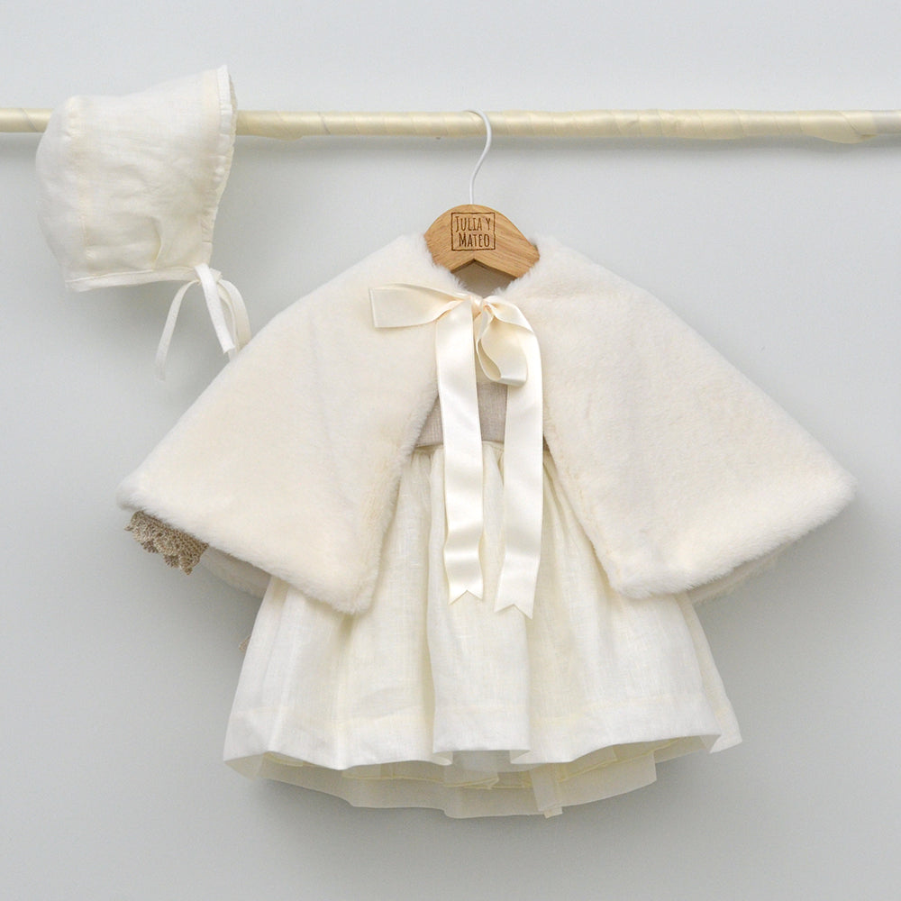 Vestido bebés lino Leo