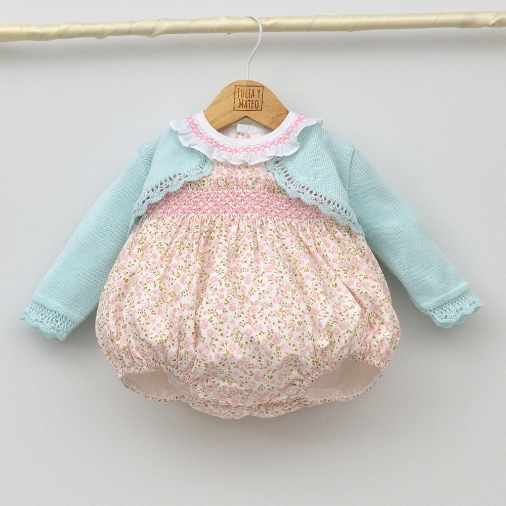 Vestido bebé Isabela punto Smock