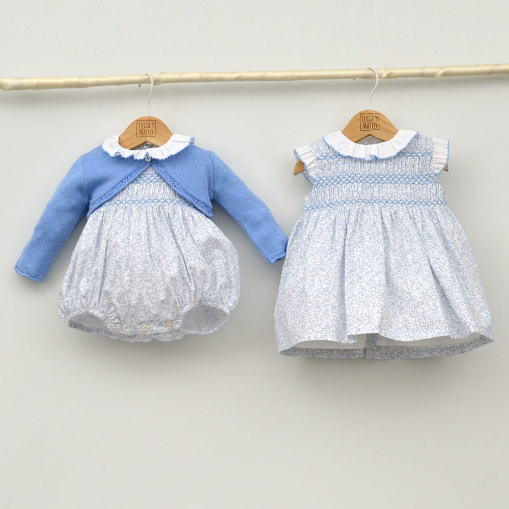 Vestido bebé Bristol punto Smock