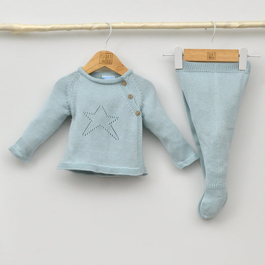 Conjunto bebés perle Mi Solete con jersey y polaina