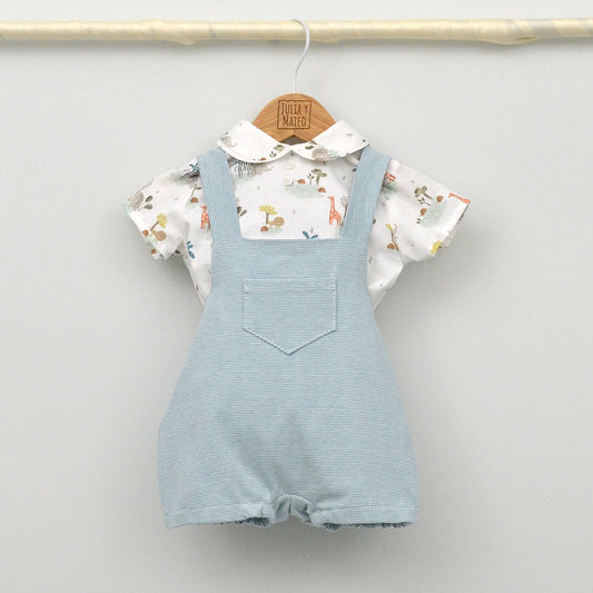 Conjunto bebé Tarifa con ranita y camisa cuello bebé