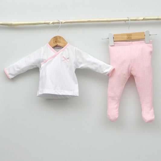 Conjunto canastilla primeras puestas hospital algodon Mayoral hecho en españa regalos bebes