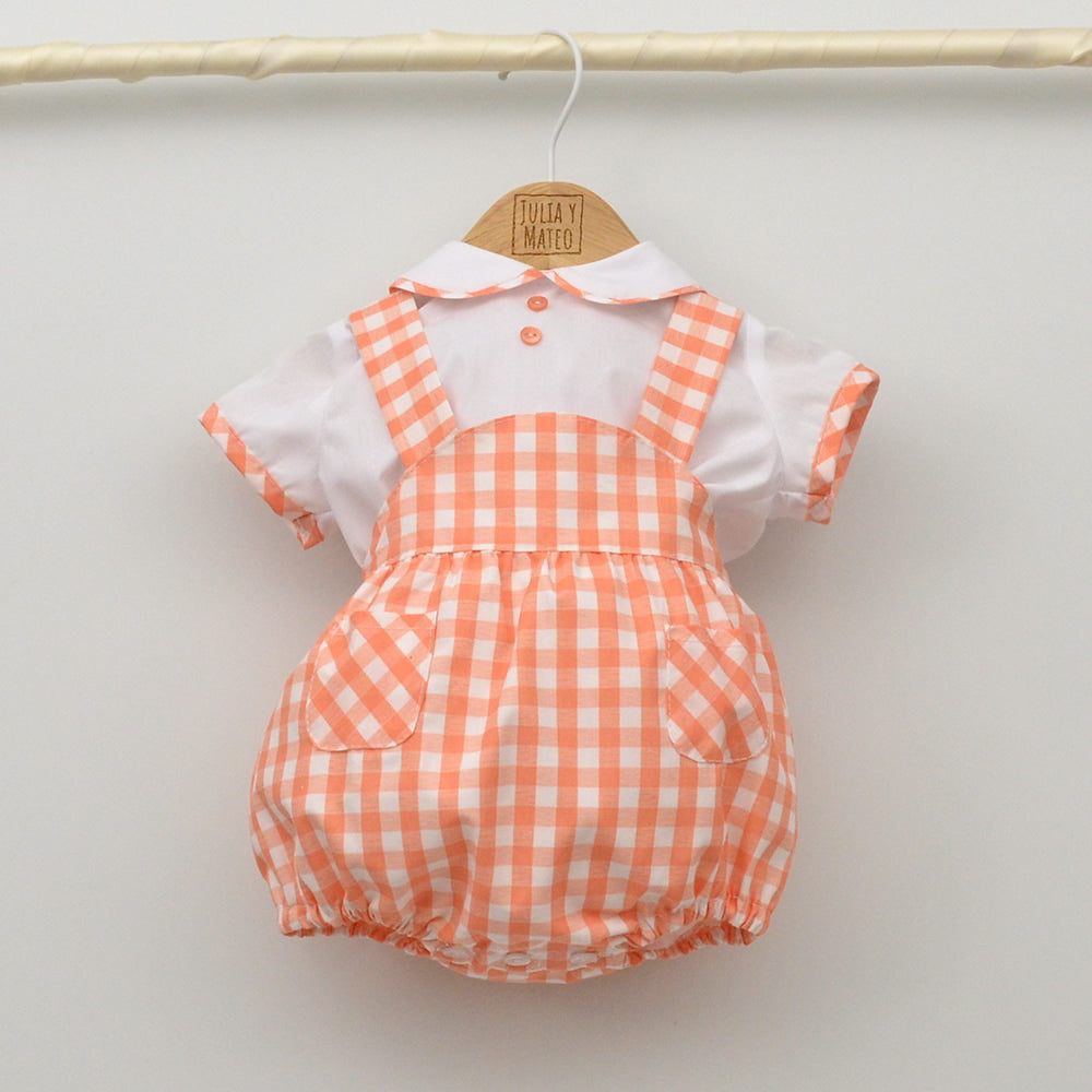 Conjunto bebé Cerdeña con ranita y camisa cuello bebé