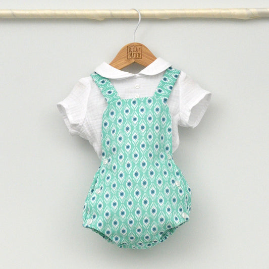 Conjunto bebé Sintra con ranita y camisa cuello bebé