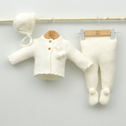 conjunto punto recien nacido primeras puestas hospital tienda online ropa bebes clasica doña carmen mayoral