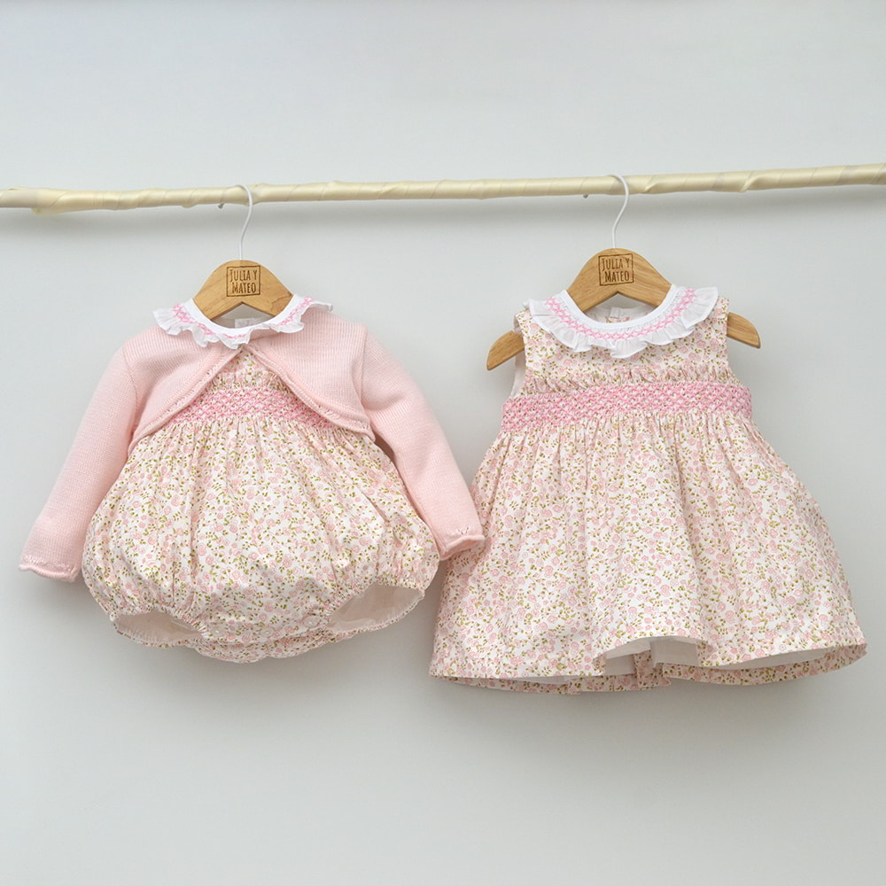 Vestido bebé Isabela punto Smock