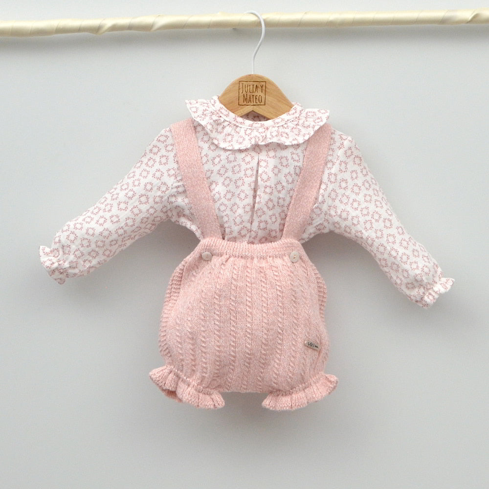 Conjunto ranita bebés Carol con blusita