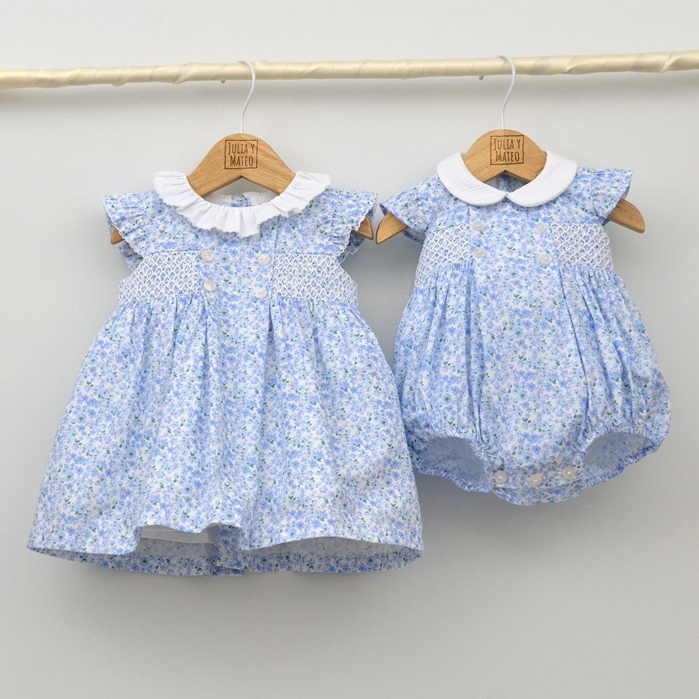 Ranita bebé London punto Smock