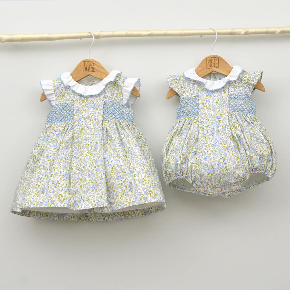 Ranita bebé Londres punto Smock