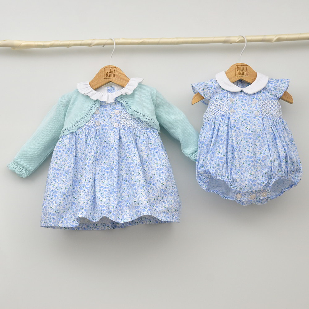 Ranita bebé London punto Smock