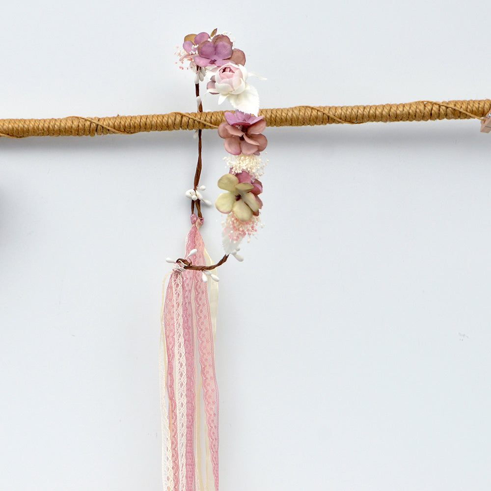 Vestido lino rústico bebés Leo con manga francesa y capota