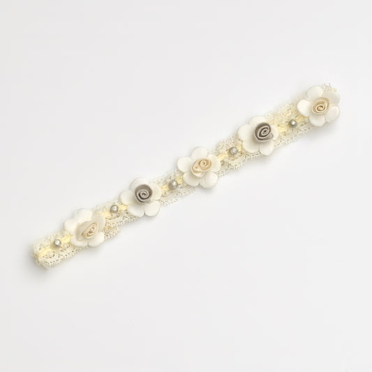 Diadema turbante Lucía con flores