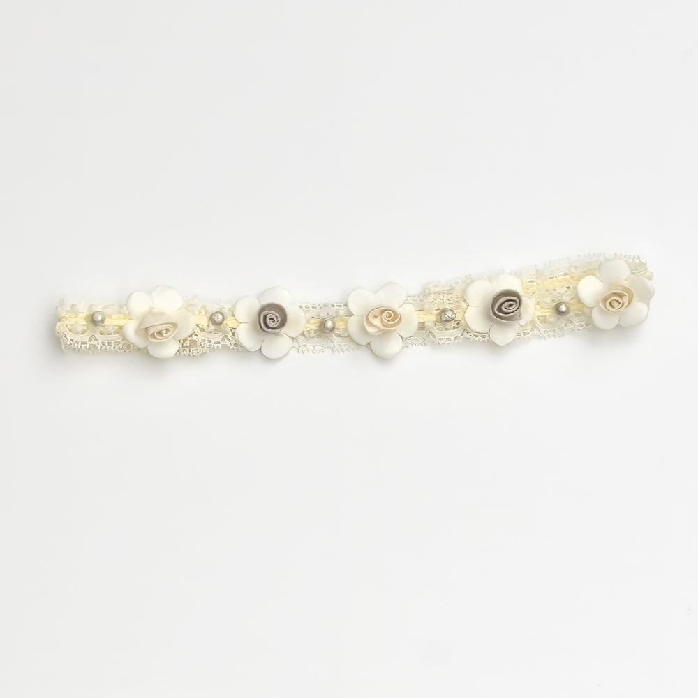Diadema turbante Lucía con flores
