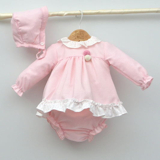 Jesusito bebé Amanda con braguita y capota