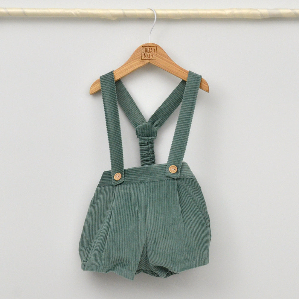 Conjunto bebé Marcos con peto y camisa cuello bebé