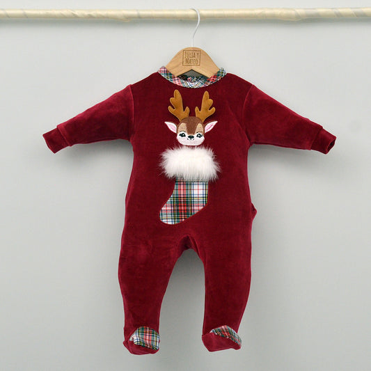 Pijama terciopelo bebé Gaspar