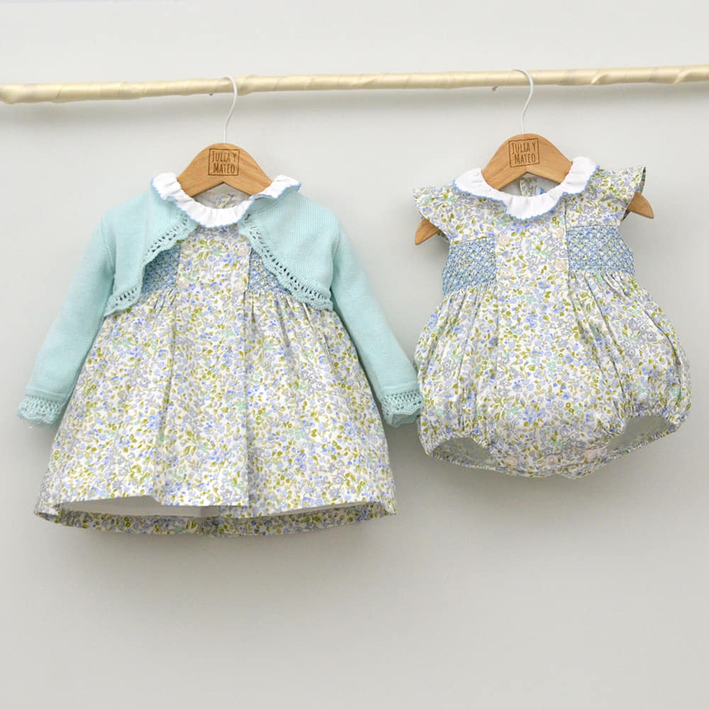 Ranita bebé Londres punto Smock