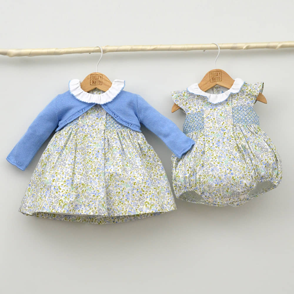 Ranita bebé Londres punto Smock