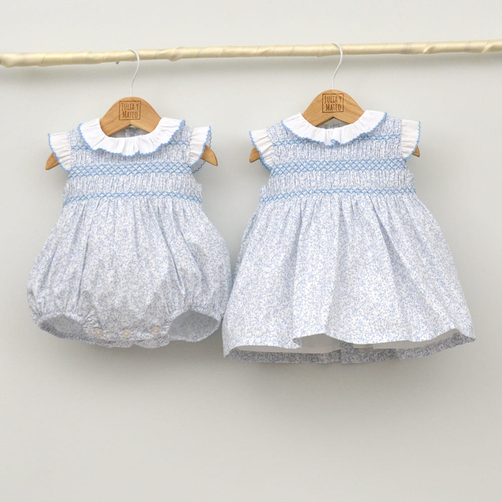 Vestido bebé Bristol punto Smock