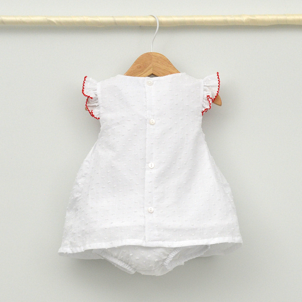 Jesusito bebé Olite punto Smock con culotte
