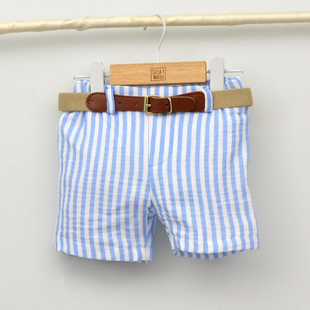 Conjunto Niño Formentera con camisa y pantalón con cinturón