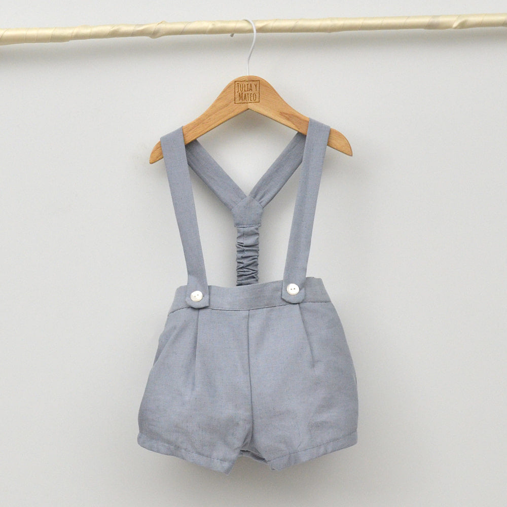Conjunto bebé Milos con peto y camisa Mao
