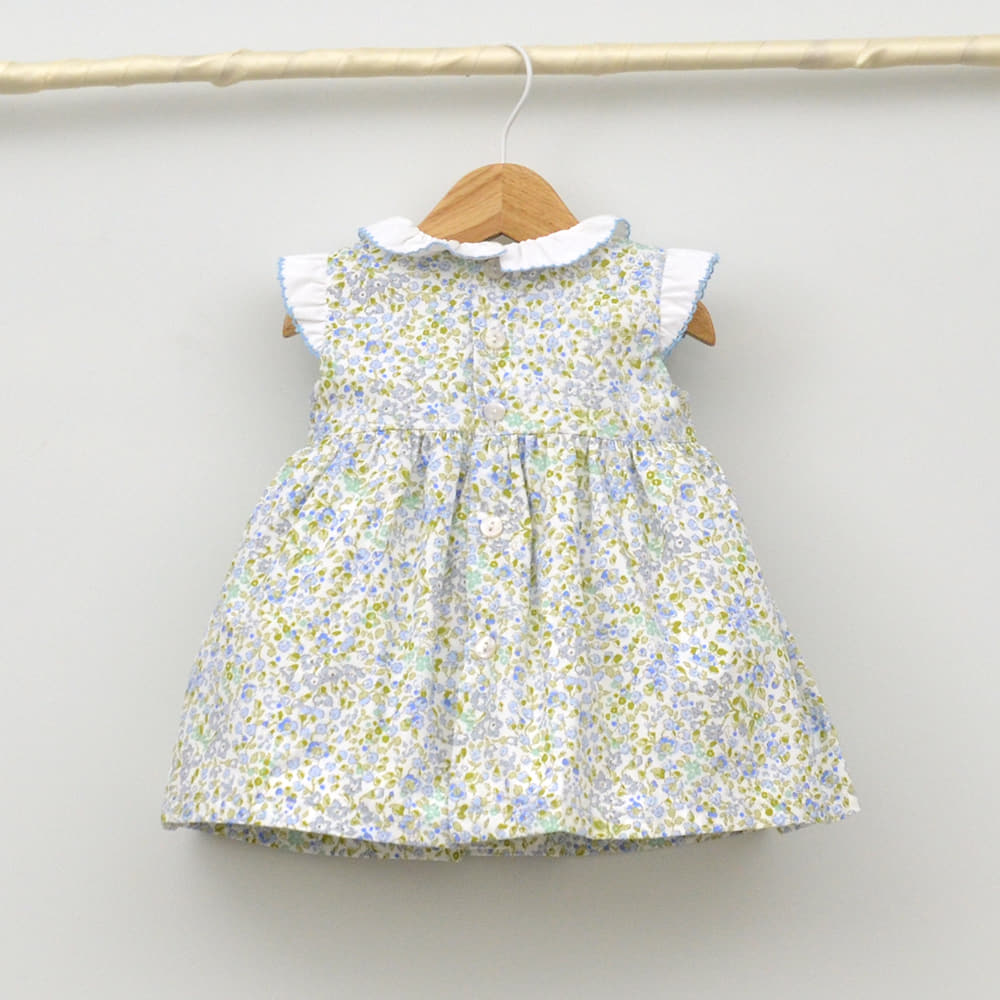 Vestido bebé Londres punto Smock