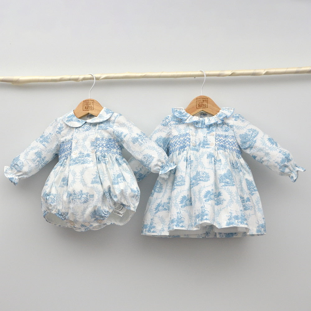 Ranita bebé Olivia punto smock