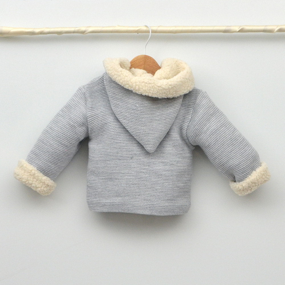 chaqueton bebes niños invierno punto borreguito trenka punto doble tienda de ropa de bebes online hecho en españa doña carmen mayoral