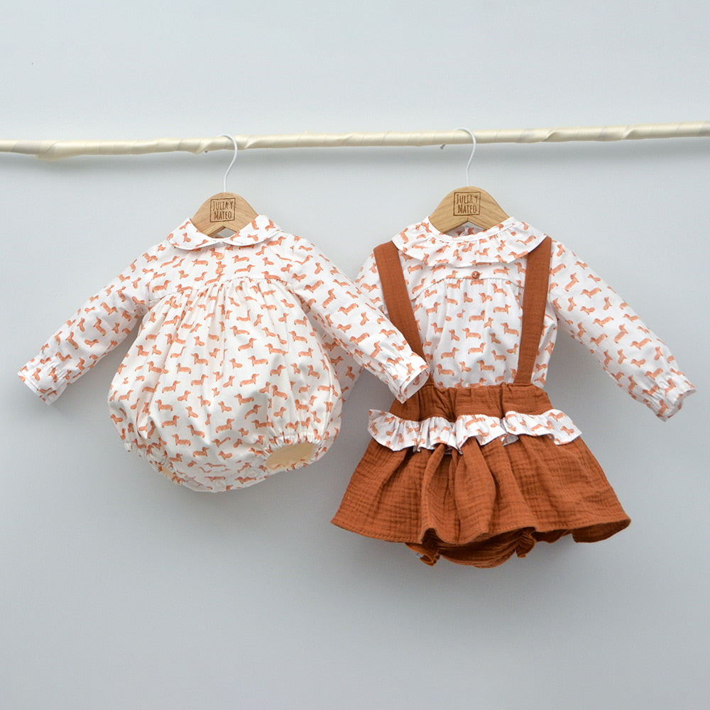 Conjunto bebé Daniel con pololo, camisa y jersey