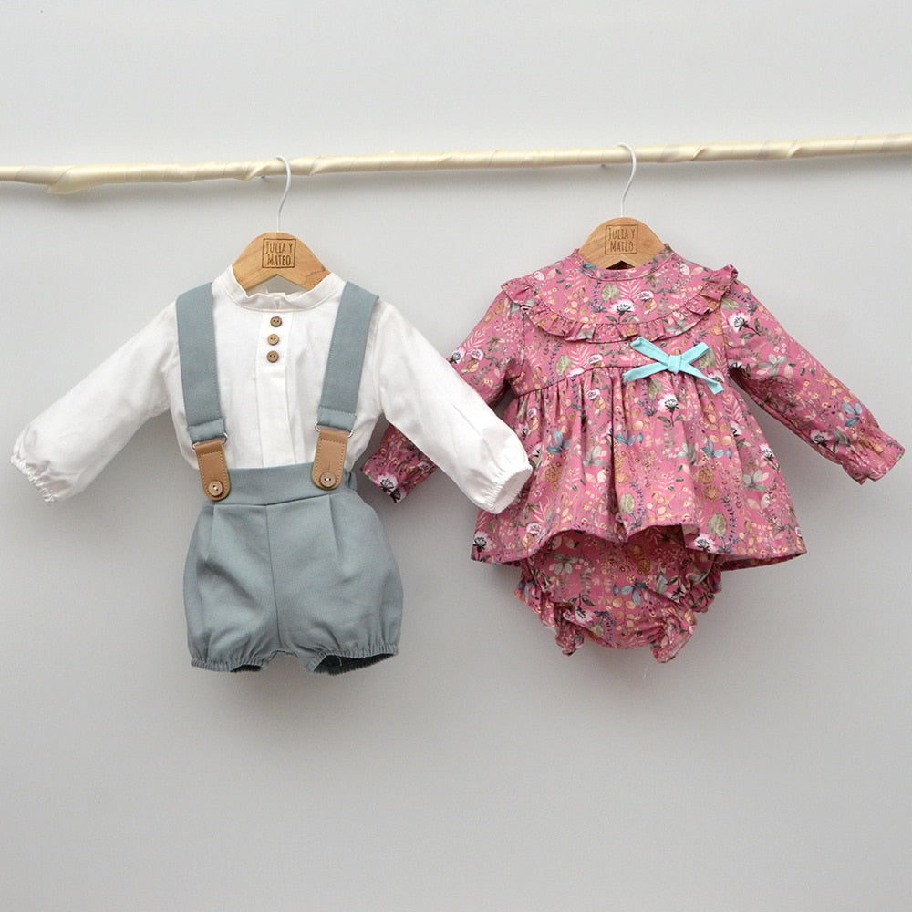 Tienda ropa online vestir niñas bebes conjuntos eventos hermanos a juego a conjunto Mayoral doña carmen hecho en españa ropita clasica y elegante para recien nacido