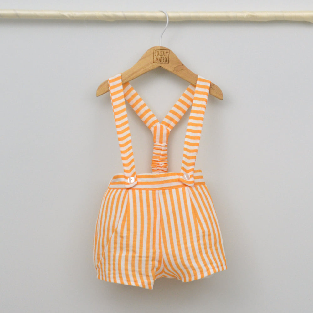 Conjunto bebé Mallorca con peto y camisa Mao