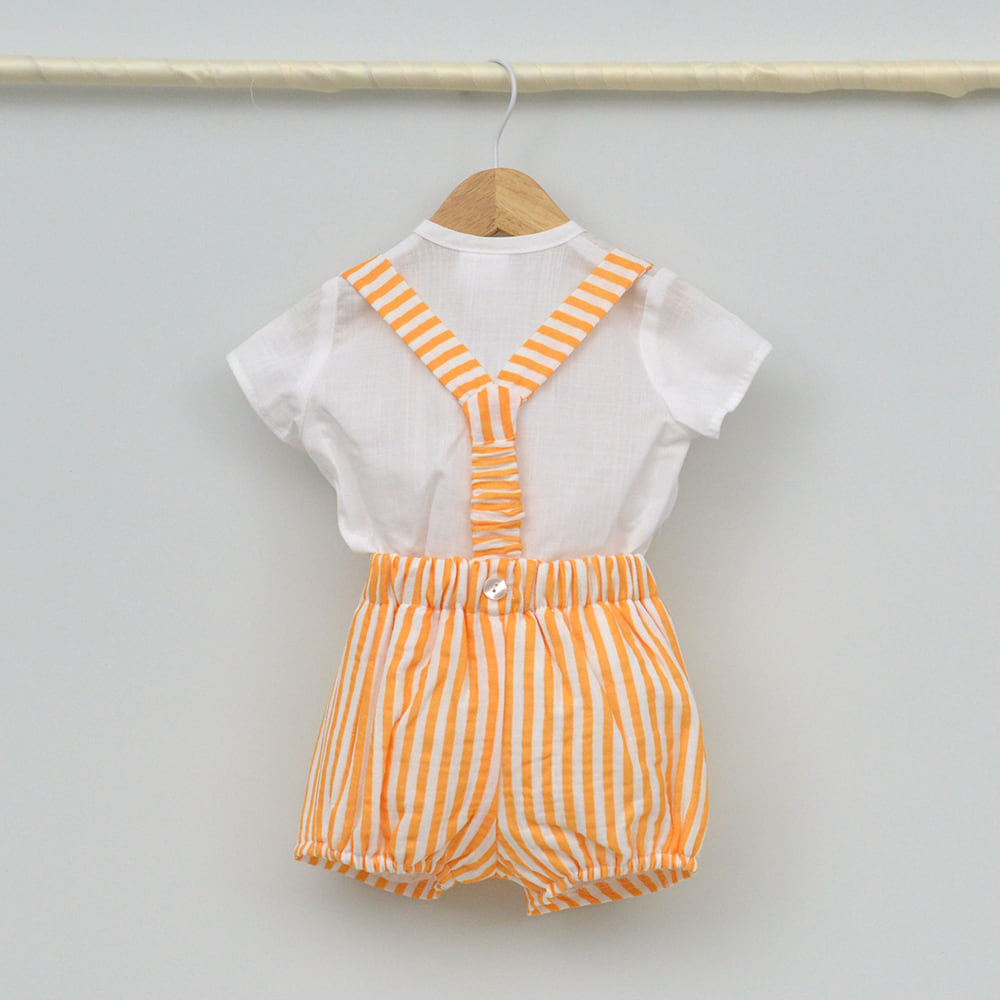 Conjunto bebé Mallorca con peto y camisa Mao