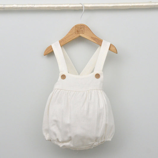 Conjunto bebé Lisboa con ranita y camisa cuello bebé