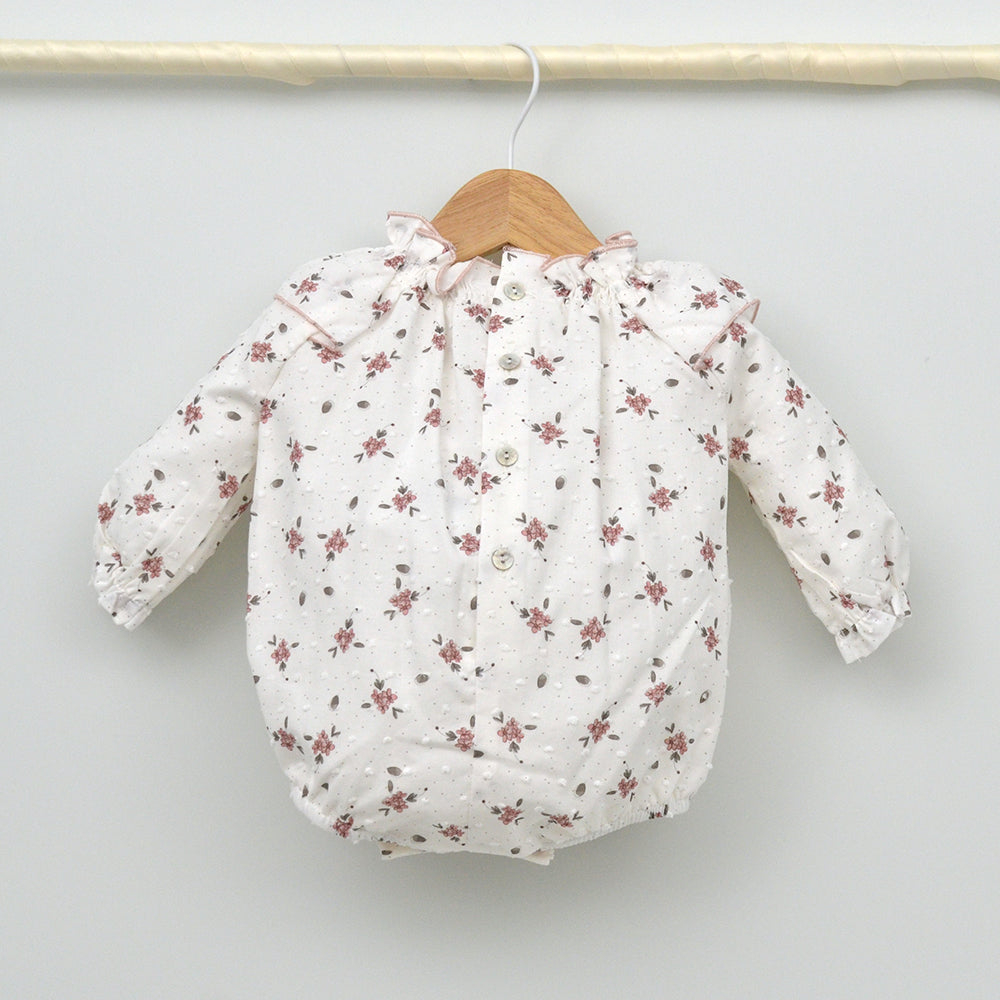 Pelele bebé Siena punto Smock