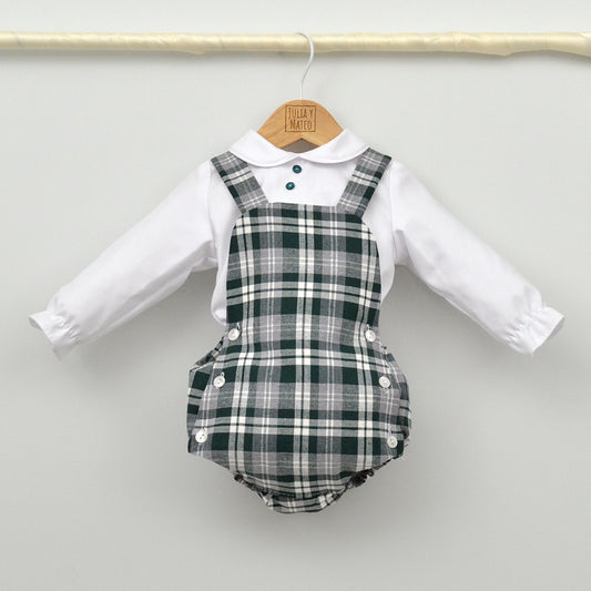 Conjunto bebé Hugo con ranita y camisa cuello bebé