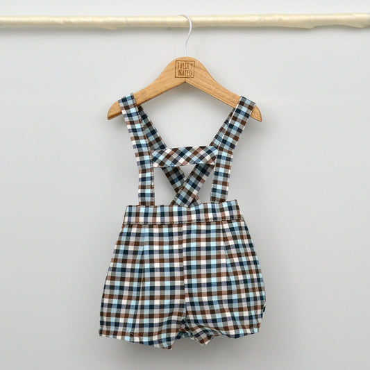 Conjunto bebé Martín con peto y camisa cuello bebé