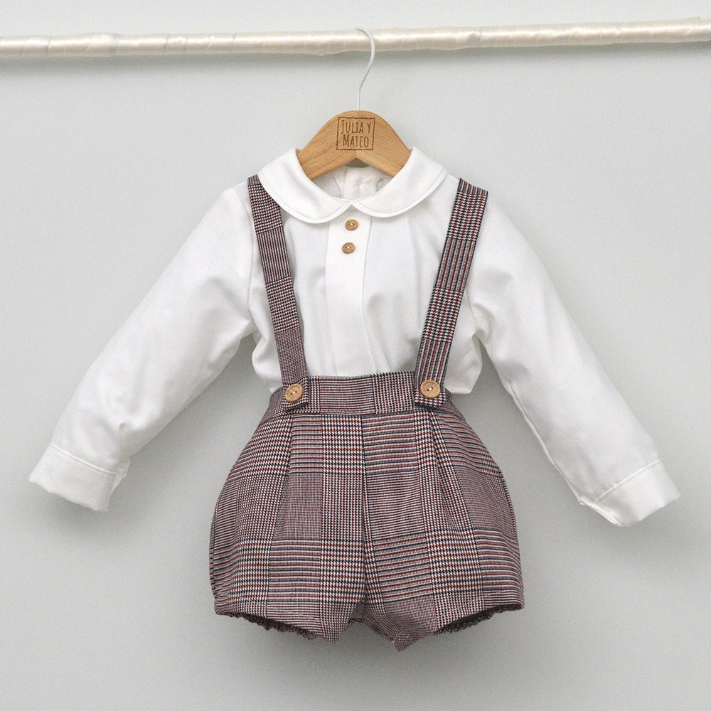 Conjunto vestir bebé con ranita y camisa cuello bebé "Melchor"