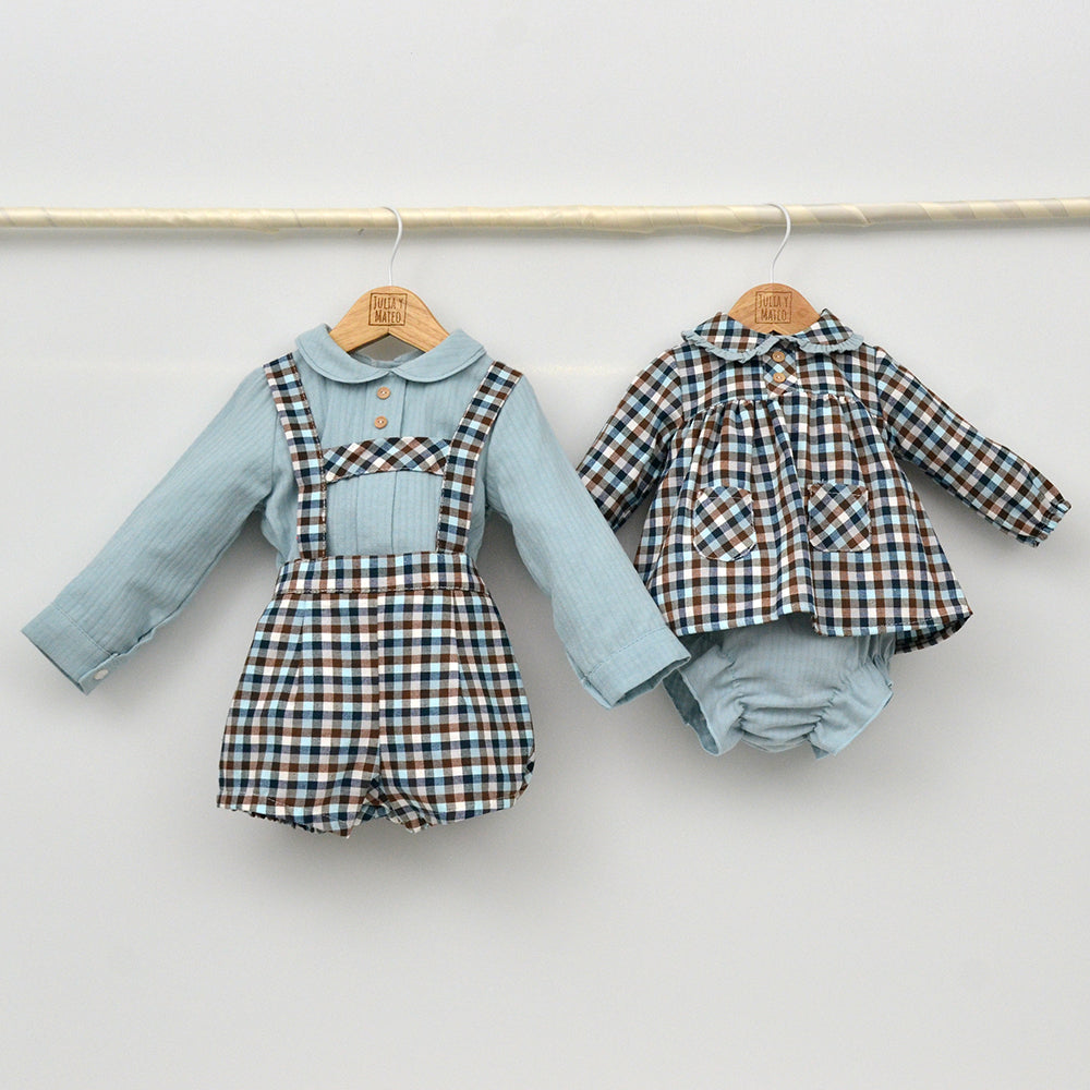 Conjunto bebé Martín con ranita y camisa cuello bebé