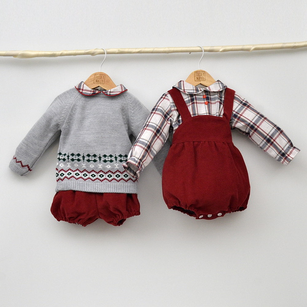 Traje navidad niño tienda online vestir infantil conjuntados hermanos iguales estilo clasico hecho en españa