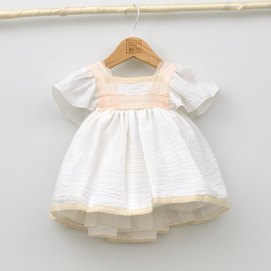 Vestido bebés bambula Nora