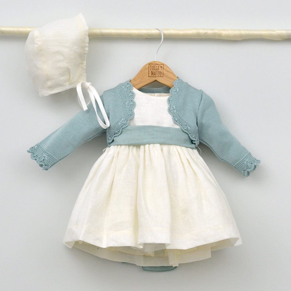 Vestido bebés lino Beatriz