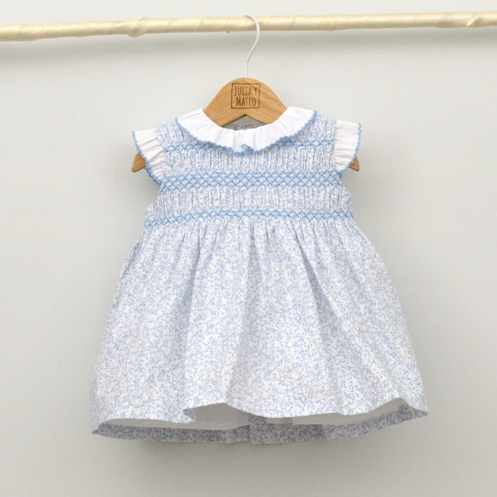 Vestido bebé Bristol punto Smock