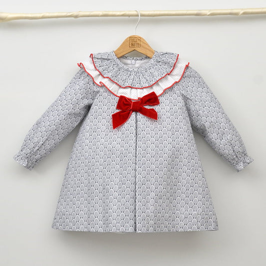 vestido vestir niñas navidades fiestas 2,3,4,5,6,8 años, trajes hermanos conjuntados hecho ene españa