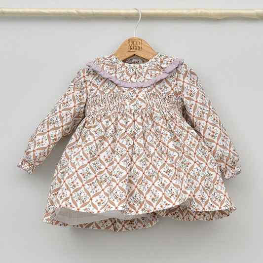 Vestido bebé Martina punto Smock