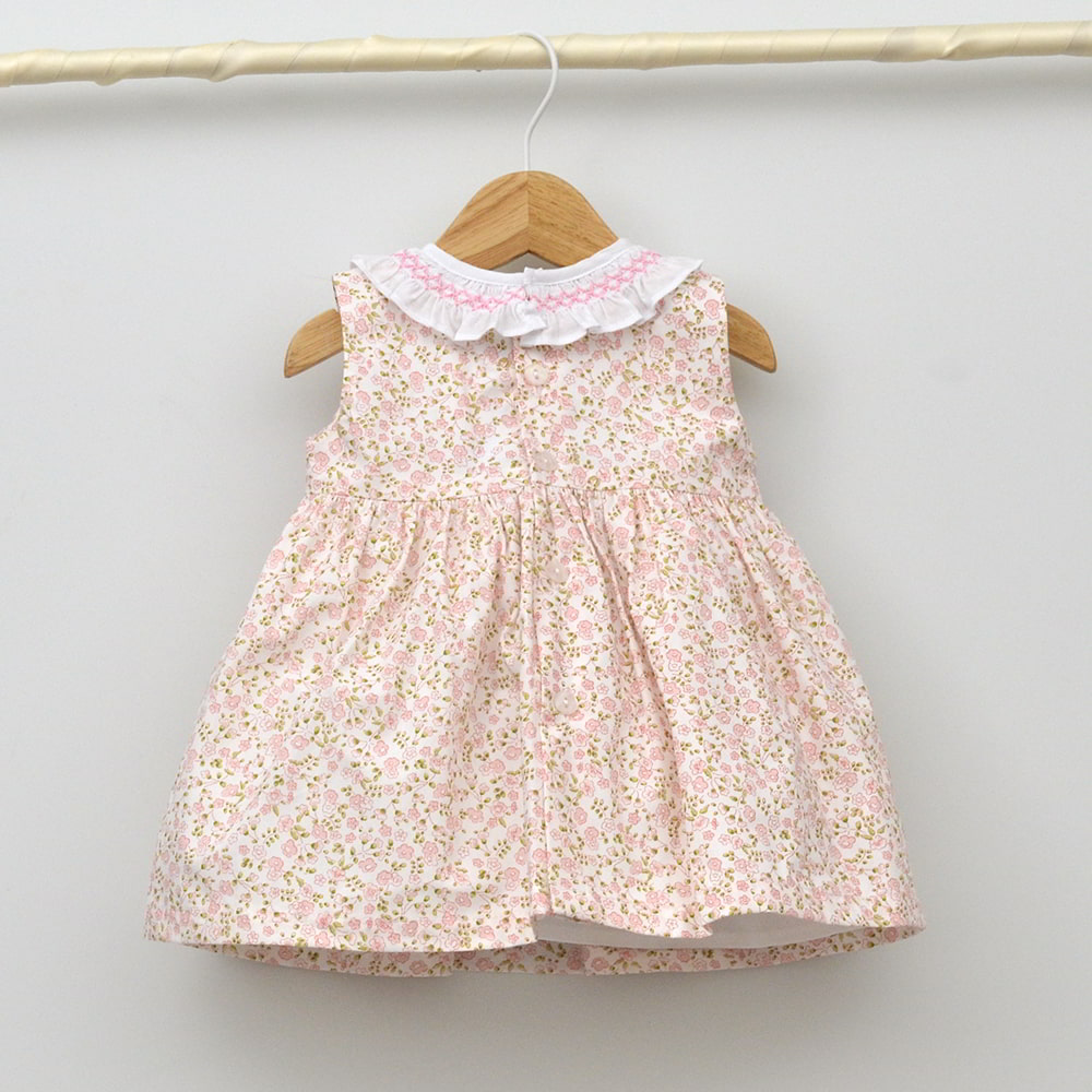 Vestido bebé Isabela punto Smock